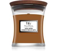 Woodwick Santal Myrrh bougie parfumée 85 g