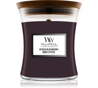 WoodWick – Bougie parfumée Spiced Blackberry – Mèche en bois – 275 g