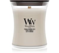 WoodWick Bougie parfumée | Bougie sablier moyenne | Tonka et lait d'amande | Cadeaux parfaits pour femmes