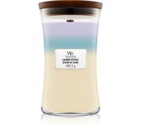 Woodwick Trilogy Calming Retreat bougie parfumée avec mèche en bois 609.5 g