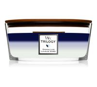 Woodwick Trilogy Evening Luxe bougie parfumée avec mèche en bois (hearthwick) 453.6 g