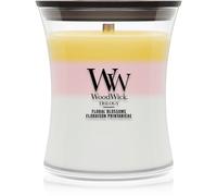 Woodwick Trilogy Floral Blossoms bougie parfumée avec mèche en bois 275 g