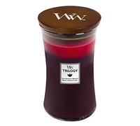 Bougie parfumée WoodWick Trilogy Sun Ripened Berries avec mèche en bois 609,5 g