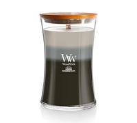 WoodWick Trilogy grande bougie jarre parfumée avec mèche PluswickForêt ensoleillée