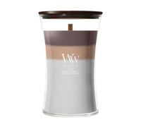 WoodWick Trilogy Radiant Cashmere Bougie parfumée 610 g
