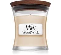 Woodwick Vanilla Bean bougie parfumée avec mèche en bois 85 g