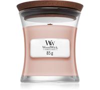 Woodwick Vanilla & Sea Salt bougie parfumée avec mèche en bois 85 g