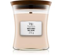 Woodwick White Honey Miel Blanc bougie parfumée avec mèche en bois 275 g