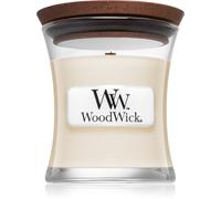 WoodWick Jarre parfumée moyenne - mèche en bois crépitante - Thé blanc & jasmin - Jusqu'à 20 h