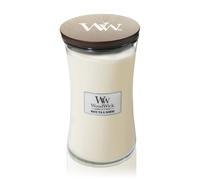 WoodWick White Tea & Jasmine Hourglass Bougie parfumée 610 g