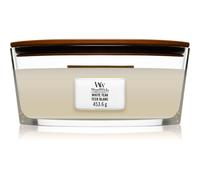 Woodwick White Teak bougie parfumée avec mèche en bois (hearthwick) 453.6 g