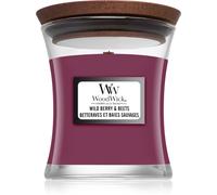 Woodwick Wild Berry & Beets bougie parfumée avec mèche en bois 85 g