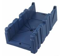 Woodworking Mitre Box with Clamps for 45/90 Degree Angles, Plastic | 45 Degree Angle Cutting Guide 90 Degree Wood Miter Jig Skirting Board Cutting Box