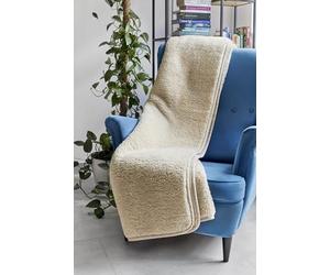 Woolmark Couverture/couvre-lit 100 % en laine de mérinos 160 x 200 cm