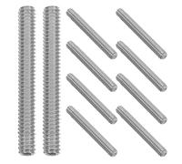 WOONEKY 10 Pièces Vis sans Tête Vis de Pression Hexagonale Intérieure Acier Inoxydable pour Fixation Précise à Filetage Fin et Résistance Corrosion