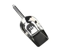 WOONEKY 1pièce Pelle à Glace Acier Inoxydable avec Filtre Spatule de Cuisine Anti Bar Restaurant et Maison Cuillère à Glaçons Pratique avec Poignée pour Cocktail et Buffet