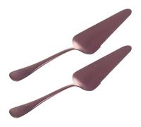 WOONEKY 2 Pièces Spatule de Service à Dessert Triangulaire | Service et Découpe Faciles, Usage Cuisson et Pizza, pour Pâtissiers et Cuisiniers à Domicile, Pourpre