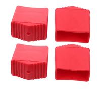 WOONEKY 4pcs Patins Antidérapants Pour Escabeau, Couvre-Pieds D’Échelle En Caoutchouc, Remplacement Pour Échelles À Cadre En A, Installation Rapide, 1.85 X 1.77 X 0.98 in