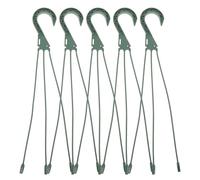 WOONEKY 5pièces Crochets pour Pot Suspendu Plastique Crochet de Suspension pour Jardinière Balcon Fenêtre Mur ou Plafond pour Plantes Intérieur et Extérieur Set