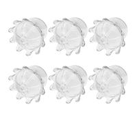WOONEKY 6 Pièces Boîte à Bonbons en Plastique Forme Couronne Créative et Résistante pour Mariage et Fête, Joli Contenant à Dragées Original et Fonction Rangement Pratique