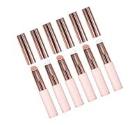 WOONEKY 6 Pièces Pinceaux Silicone avec Capuchon Applicateurs Maquillage Miniatures Portables pour Effet Dégradé Doux et Nettoyage Facile