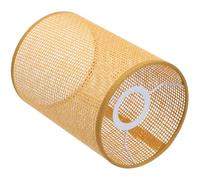 WOONEKY Abat-Jour En Rotin Tissé Pour Lampadaire E27 Abat-Jour De Style Créatif Adapté Au Salon Et Chambre