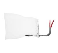 WOONEKY Accessoires pour Perche à Cueillir Fruits Outil de Récolte Arbres Fruitiers avec Tête de Cueille-Fruits en Filet Blanc Panier à Fruit Renforcé pour Jardin Automne Décoraion