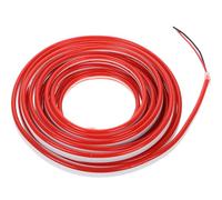 WOONEKY Bande Lumineuse au Néon Rouge, Ruban LED Flexible en Silicone et Plastique, 12v, Étanche, pour Enseignes Publicitaires Extérieures et Éclairage de Fête