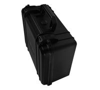 WOONEKY Boîte à Outils Vide en Plastique PP Noire, Légère et Portable | Malette Rangement, Coffret à Outils Multifonctions, Organisateurs et Rangements D'outils