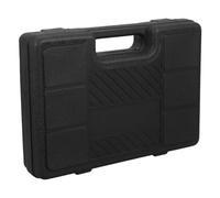 WOONEKY Boîte de Rangement D'outils Portable en Plastique Noir pour Marteau Pneumatique 150/190/250 avec Compartiments Divisés, Organisation pour Travaux Industriels et Réparations