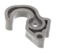 WOONEKY Butée de Porte de Réfrigérateur en Plastique Noir Loquet de Butée Compatible Congélateur Pièce de Rechange Solide pour Maintien Porte Clip Crochet de Charnière Facile à
