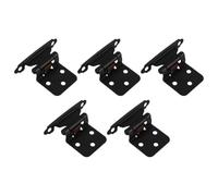 WOONEKY Charnières pour Camping-ressort à Fermeture Automatique, Acier Robuste, Design Semi-caché et Demi-recouvrement, Épaisseur 1,5mm, pour Portes D'armoire Rv et Usage Polyvalent