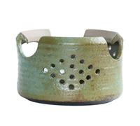 WOONEKY Chauffe-théière Support Chauffant Bougeoir en Céramique pour Réchauffer et Infuser Le Thé Facilement pour Maison et Salon de Thé