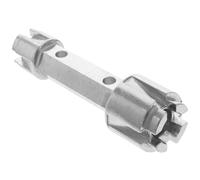 WOONEKY Clé à Évier en Alliage D’aluminium à Double Embout pour Robinet | Outil de Plomberie, Design Hexagonal Interne, Forte Adhérence, pour Démontage de Bonde et Entretien de Salle de Bain