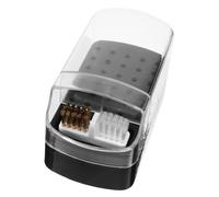 WOONEKY Étui De Rangement Pour Forets à Ongles Boîte Portable Avec Brosse De Nettoyage Pour Organiser Embouts De Ponçage