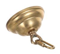 WOONEKY Fixation Plafonnier en Cuivre Rond pour Lampe Suspendue Vintage Crochet en Laiton, Résistance Exceptionnelle et Design Rétro Élégant pour Projets DIY et Chambres