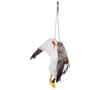 WOONEKY Mouette de Simulation 1pc Ornement en Blanc Résistant à la Rupture pour Décoration Maison et Jardin
