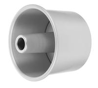 WOONEKY Moule à Gâteau Rond Haut en Alliage D'aluminium avec Fond Amovible | Antiadhésif, Compatible Four, Nettoyage Facile, pour Pâtisserie Maison et Boutique, Finition Argenté
