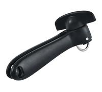 WOONEKY Ouvre-boîte Accessoire Multifonction Manuel Crochet Arrière en Acier Inoxydable Robuste Poignée Abs Ergonomique Noire Cuisine à Domicile et Bar