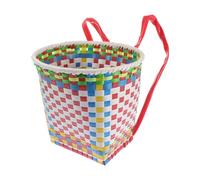 WOONEKY Panier Garçon et Filles en PVC pour Jouets, Petit Panier à Dos Coloré, Fournitures de Jeux pour Garçon et Filles, Rangement pour Intérieur et Extérieur