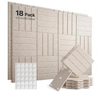 Woovio Grande Planche à Pins Auto-Adhésive en Felt 180x90cm, 18 Pièces, avec 90 Pièces de Pads Adhésifs Double Face, Tableau Décoratif Vision Board Mémo pour la Maison, l'École, le Bureau, la Chambre