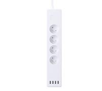 Woox Multiprise intelligente R4027, Fonctionne avec Alexa, Blanc