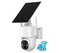 WOOX R8403, caméra IP de sécurité, pour extérieur, sans fil, compatible Amazon Alexa et Google Assistant, installation externe, pour plafond ou mur