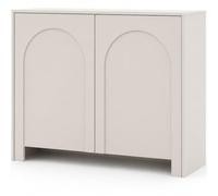 woplus Vento 2D - Buffet en cachemire - 103,5 cm - Commode Push to Open - Moderne - Hauteur : 83 cm - Pour salon, couloir