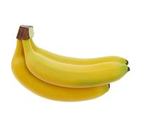 Woration Réaliste Lifelike Artificielle Banane Grappe Simulation Fruit Décoration Fausse Aliments Modèle Affichage Cuisine Mariage Maison Parti Décor - 3 Têtes