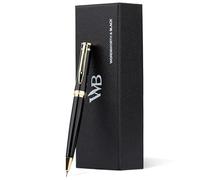 Wordsworth & Black Porte-mine de luxe en métal 0,7 mm, noir