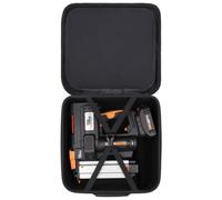 worfty Étui rigide pour cloueuse sans fil Worx WX842L/WX838L pour WEN 20512 Nitro 20 V 18 GA, sac de transport de protection (étui uniquement)