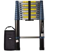 WORHAN Echelle de 3.2m Télescopique Pro Aluminium Anodisé Solide Extensible 320cm (...3.2m C-Line & Sac) 1K3.2C+Bag