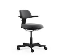 WORK 40 - Chaise de travail Noir/Gris Foncé
