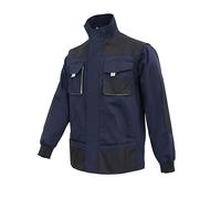 WORK IDEA Veste de travail multi-poches en toile robuste pour hommes